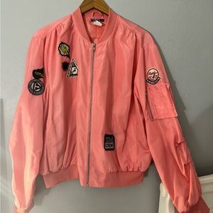 new never worn bomber jacket